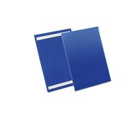 Buste Identificative con Bande Adesive Durable - A4 Verticale - 1797-07 (Blu Con