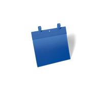 Buste identificative - con fascette di aggancio - A4 orizzontale - blu - Durable