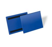 Buste Identificative Magnetiche Durable - A5 Orizzontale - 1743-07 (Blu Conf. 50