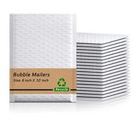 Buste imbottite a bolle d'aria, 15 x 25 cm, 200 pezzi, sigillanti per piccole imprese, buste per spedizioni con autosigillanti, impermeabili e antistrappo