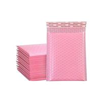 Buste imbottite con chiusura automatica, Confezione da 50 buste postali imbottite multicolori(25pcs-pink,13 * 18cm)