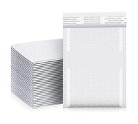 Buste imbottite in PE Pearl Film | Taglie multiple bianche da 10 a 100 pezzi for la spedizione e lo stoccaggio: imbottitura a bolle(11x11cm,50PCS)