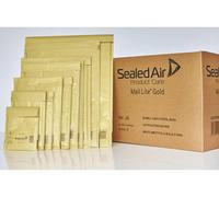 Busta imbottita Mail Lite Gold - formato H (27x36 cm) - avana - Sealed Air - confezione risparmio da 50 pezzi