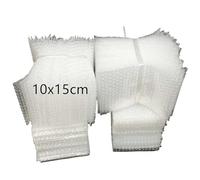 Buste Imbottite Per Spedizioni 100 pezzi 10x15 cm busta di plastica bianca sacchetti di imballaggio a bolle PE trasparente sacchetto di imballaggio antiurto sacchetto di bolle a doppia pellicola Buste
