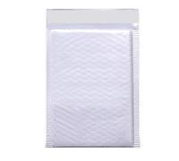 Buste Imbottite Per Spedizioni 50 pezzi Busta a bolle bianca con sigillo autoadesivo senza nastro for imballaggio universale for trasporto espresso(13X15cm)