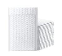 Buste Imbottite Per Spedizioni 60/10 Pezzi Buste Di Plastica A Bolle D'aria Sacchetti Adesivi In schiuma Impermeabili Autosigillanti(White-15x18CM,20PCS)