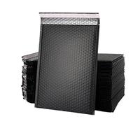 Buste Imbottite Per Spedizioni Buste imbottite in polietilene rosa da 50 pezzi(Black-50pcs,18 * 23cm)