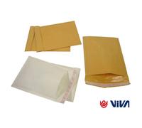 Buste imbottite Viva Kraft avana conf. 200 pz formato 12/B - 140x230 mm 3415