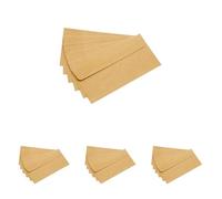Buste in carta kraft buste (100 pezzi) in carta kraft vintage -80 g/m² (DIN DL - 220 x 110 mm) (Confezione da 4)