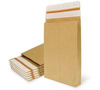 Buste in carta kraft con doppia striscia in silicone da 3 tasselli per spedizione e imballaggio. Sacchetti di carta per inviare vestiti, accessori, decorazioni o regali - Ofituria