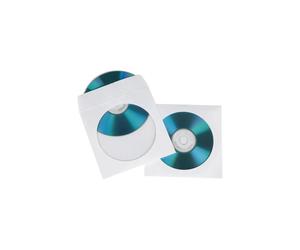 Buste in carta per CD - Hama - Bianco - 50 pz - Pratici e facili da usare