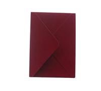 Buste in velluto morbide e lisce 13,5 x 19,5 cm, adatte per biglietti d'invito da 12,7 x 17,8 cm, disponibile (bordeaux, 25 pezzi)