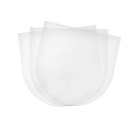 Buste interne in vinile, Confezione Da 50 Buste Interne for Dischi In Vinile In Plastica Trasparente 3 Mil for LP 12'' Quadrate A Semicerchio(Transparent 50PCS Square)