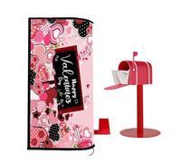 Buste magnetiche per cassetta delle lettere, Happy Valentines Day | Romantica pellicola magnetica per cassetta delle lettere, decorazione colorata per giardino, prato, corridoio