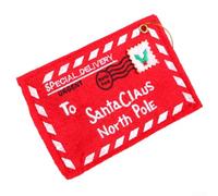 Buste Natale in Feltro 10pz per Lettere Babbo(20Pcs) | Tessuto non tessuto , per stile Santa per claus, per ideale per biglietti e caramelle, per facile da appendere