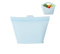 Buste Per Alimenti - Contenitori Riutilizzabili Resistenti al Calore 500 ml,Alimenti Zip Sicuro Microonde - Sandwich, Insalata, Pranzo, Snack, Pane e Viaggio
