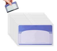 Buste Per Carte - Custodia Protettiva Per Carte Di Credito, PVC Trasparente Impermeabile, Copertura Per Di Previdenza Sociale | Protezione Della Patente Di Guida ID Multifunzionale Per Famiglie,