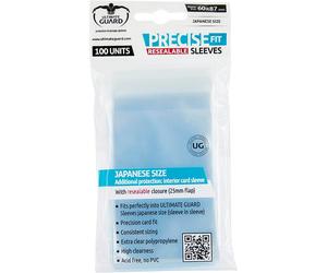 Buste per carte UG Precise Fit con patta richiudibile 25 mm misura giapponese 10