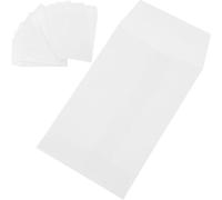 Buste per Monete Bianche in Carta 100 Pezzi, Piccole