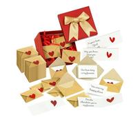 Buste per San , 60 pezzi, simpatici cuori romantici, mini biglietti di San con adesivi, per lui, marito, fidanzata, coppie, appuntamenti, matrimoni, feste, tascabili