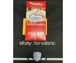 BUSTE PER SOTTOVUOTO 2 ROTOLI DA 30X600 REBER PROFESSIONISTI IN CUCINA 6725N