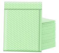 buste per spedizione con buste a bolle d'aria, Buste imbottite for spedizioni con chiusura autoadesiva, multicolori, formati multipli, 100 pezzi(Mint Green,11 * 15cm)