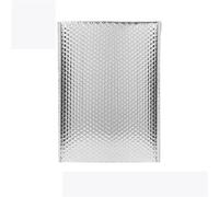 buste per spedizione con buste a bolle d'aria, Confezione da 100 buste imbottite multicolori di varie dimensioni(Silver,15 * 20cm)