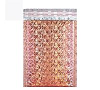 buste per spedizione con buste a bolle d'aria, Confezione da 100 buste imbottite multicolori di varie dimensioni(Rose,13 * 15cm)