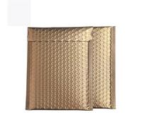 buste per spedizione con buste a bolle d'aria, Confezione da 100 buste imbottite multicolori di varie dimensioni(Dark Gold,15 * 20cm)