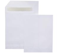 Buste per spedizioni Amazon Basics con chiusura a strappo, 10x13 pollici, bianche, confezione da 100