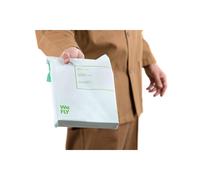 Buste per spedizioni WeFLY in MaterBi bianco opaco f.to C3 33x42+5 cm Conf. 25 p