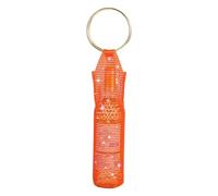 Buste per vino con manico in metallo e, Oranges color | Reti incorporati con borsa a tazza isolante per uso quotidiano, picnic sulla spiaggia, eleganti sacchetti