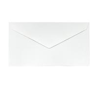 Buste Pigna Cadillac: 12 X 18 cm, 80 g/mq, bianco, taglio a punta, adesivo