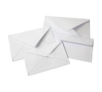 Buste Pigna Olimpia: 18 X 24 cm, 120 g/mq, bianco, taglio a punta, adesivo
