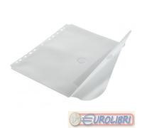 BUSTE PLASTICA FORATE A4 23,5X30,5 CON VELCRO 25PZ