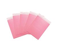 Buste Pluriball Buste postali imbottite da 50 pezzi con caratteristiche antiurto e impermeabili for piccole imprese - Buste imbottite foderate in polietilene autosigillanti(Pink,11 * 13cm)