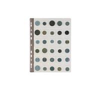 Buste porta monete trasp. a foratura universale Favorit top formato tasca 4x4,5