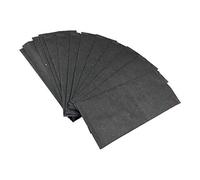 Buste Portaposate con Tovagliolo - Buste Portaposate in Carta Paglia - colore: Nero - 400pz