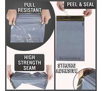 Buste Postali Autoaderenti Grigie 50 Eco Friendly A2Z