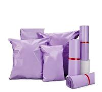 Buste postali autosigillanti in plastica, Buste postali for corriere autoadesive viola da 50 pezzi, dimensioni multiple(25x35cm 50pcs)