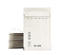 Buste Imbottite, Buste Postali, Sacchetti Di Carta Con Interno Bolla, Colore Bianco, Buste Postali Con Chiusura Adesiva - Ofituria (10 Buste, 100x165mm)