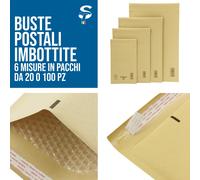 Buste Postali Imbottite chiusura adesiva protezione oggetti documenti STIm@il