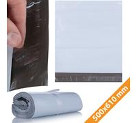 Buste postali in polietilene bianco 500x610 mm, 100 pezzi.