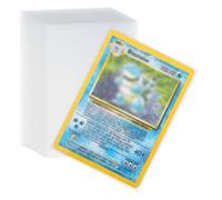 Buste Proteggi Carte, 100 Pezzi Trasparenti Bustine Carte 66 X 92 MM 0,01MM Tasche Vuote per Carte Da Collezione Pokemon Magic