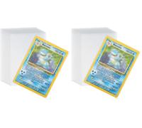 Buste Proteggi Carte, 500 Pezzi 66 X 92 MM 0,2MM Tasche Vuote per Carte Da Collezione Pokemon Magic (Confezione da 2)