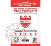 Buste Protettive MANGA 3 15x19 cm Confezione da 100 pz
