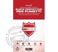 Buste Protettive MANGA 5 17x22,7 cm Confezione da 100 pz