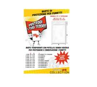 BUSTE PROTETTIVE PER FUMETTI per Figurine anni 70 - mm 256 x 350 conf. 100 pz