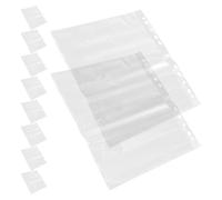 Buste Protettive per Pellicole e Diapositive 10 Pezzi PE | Formato 29,3x25,5x0,05cm, Trasparenza Chiara, per Raccoglitori e Conservazione d'Archivio