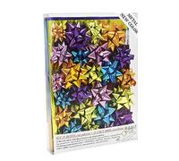 Buste Regalo METAL NUOVO COLORE, SET MEDIUM PLUS, 25 Buste Metallizzate con Striscia Adesiva + 25 Coccarde coordinate, Colori Assortiti